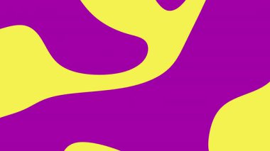 Soyut Mor ve Sarı Girdap Arkaplan Canlandırması