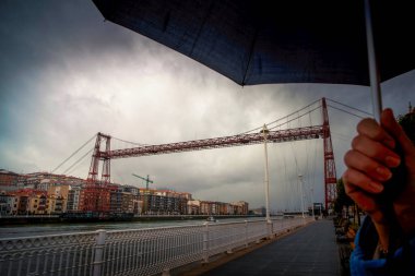getxo Köprüsü ve yan görünümü