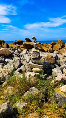 Deniz kıyısının güzel manzarası
