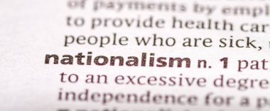 Sözlükte milliyetçilik