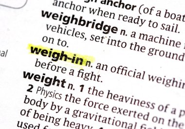 Sözcüklerin sözlükte ağırlığı 