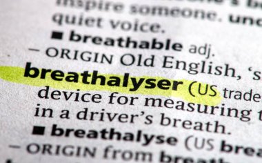 Sözlükte kelime ya da metin alkol ölçer