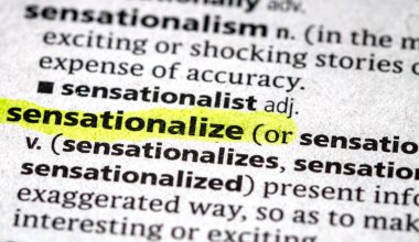 Sözlükte vurgulanmış sansasyonel sözcüğü