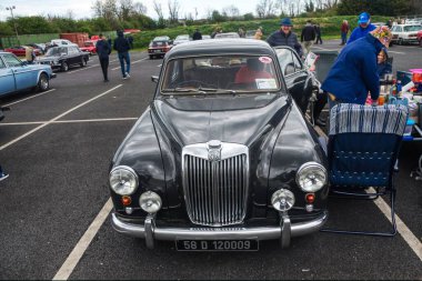 MG motorlarından klasik vintage araba