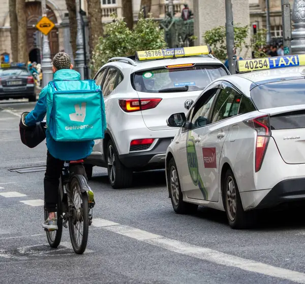 Dublin şehrinde taksiler