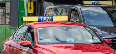 Dublin İrlanda 'da taksi