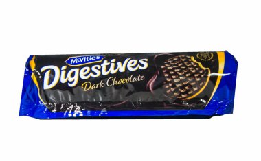 Mcvities sindirimli siyah çikolatalı bisküviler.