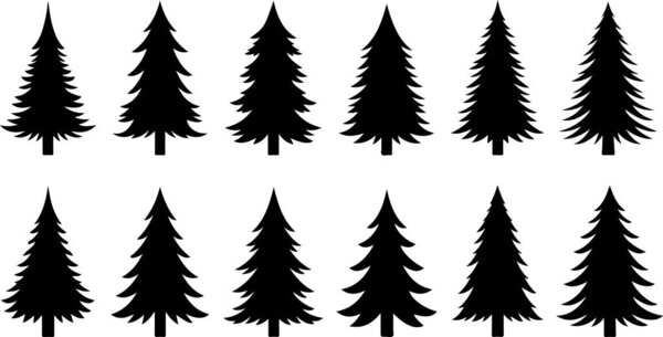 Двенадцать черных силуэтов