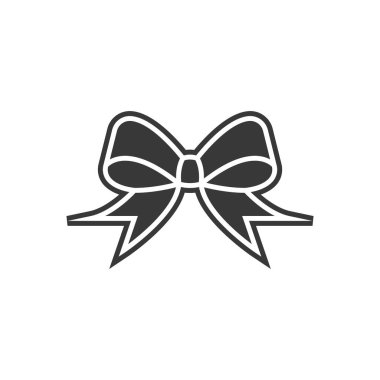 Beyaz arka plan üzerinde izole trendy düz stil çizgisi simgesinde yay. Web sitesi tasarımı, logo, app, UI şerit simgesi. Vektör çizim