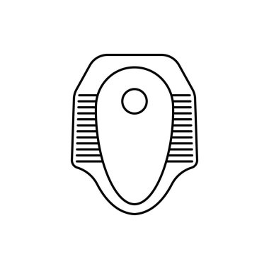 Çömelme Tuvalet Simgesi, Hijyen Sembolü.