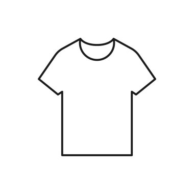 Tişört Satırı Simge Vektörü tasarımı