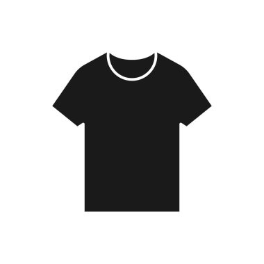 Tişört simgesi vektör logo tasarım şablonu