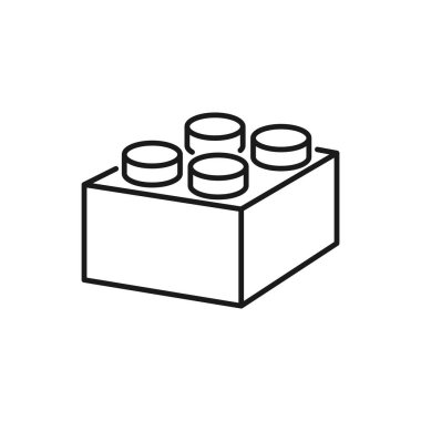 Beyaz arkaplan düz vektör illüstrasyonunda düzenlenebilir çizgi simgesi oluşturuluyor.