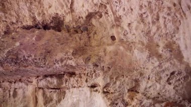 Stone ve Holes 'lu eski bir Hint Kafe' si. Yüksek kalite 4k görüntü