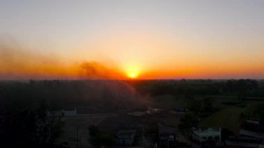 Akşam Gökyüzünün Güzelliği. Yüksek kalite 4k görüntü