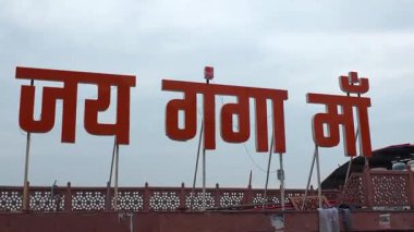 Jai Ganga Maa, Yeryüzündeki Cennet Nehri. Yüksek kalite 4k görüntü