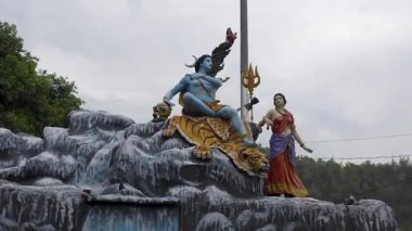 Bhola Shankar ve Maa Parvati. Yüksek kalite 4k görüntü