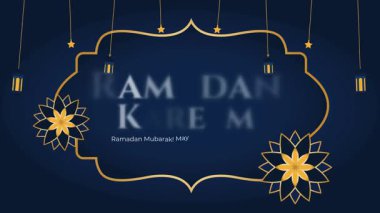 Ramazan Kareem Metin Dileği, Ramazan Kareem özgeçmişi. Logo girişi, Ramazan Kareem Bayramı Mübarek Müslüman.