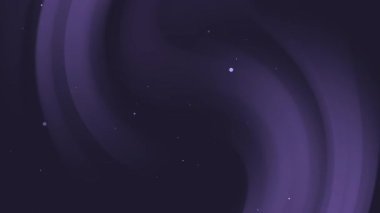 Yumuşak akış eğrileri ve parlayan parçacıkları olan koyu mavi eğimli soyut arkaplan, fütüristik, kozmik veya zarif dijital tasarım ihtiyaçları için mükemmel.