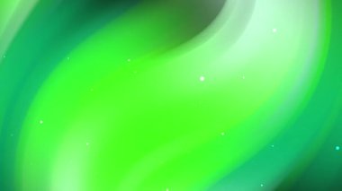 Pürüzsüz ve rüya gibi ışık akışına sahip soyut yeşil aurora arka planı, dijital tasarım, ağ görselleri ve gelecekteki yaratıcı projeler için mükemmel.