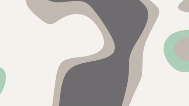 Gri ve yeşil tonlarda soyut geometrik tasarım arka plan, web tasarımı, markalaşma, dijital sanat ve modern dekor için uygundur.