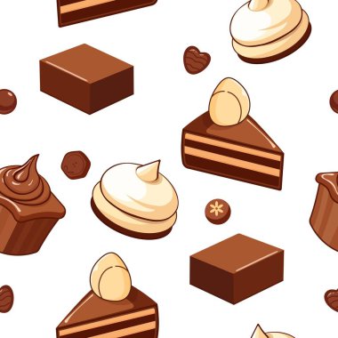 Çikolatalı Kek Dilimi, Şekerleme, Kek, Çikolata Günü, Pasta Günü, Pasta Tasarımı, Çocuk Dekorasyonu,