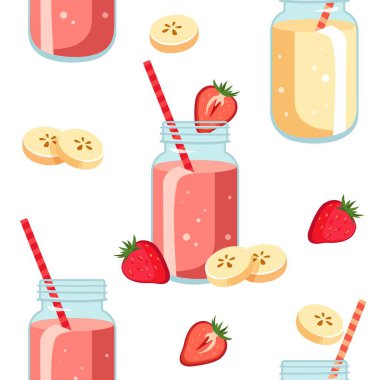 Çocuklar için tatlı meyve suyu vektörü kumaş, parti dekorasyonu, mevsimlik ambalajlar, tatil tasarımları, tekstil baskıları ve gıda projeleri.