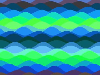 Gökyüzü Mavi Dalgalar soyut arkaplan animasyonu. Gökyüzünün birçok tonu mavi renk. Giriş, başlıklar, açıcı, sunum vs. için iyi....