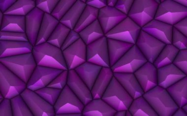 Soyut Çokgen Yüzey Çemberleri 1A Değişen renkli üçgenlerin, pürüzsüz dairelerin temiz yumuşak düşük polimerli hareket arkaplanı 4K.