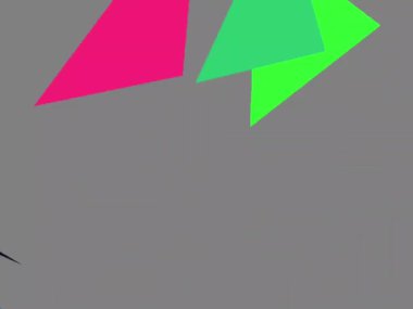 Renkli Geometrik ve Psikedelik Hareket Grafiksel Görüntü Canlandırma Arkaplanı.