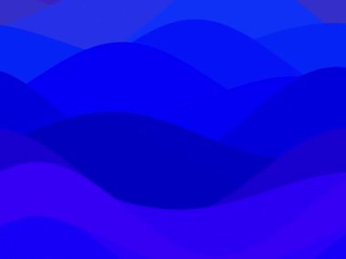 Gökyüzü Mavi Dalgalar soyut arkaplan animasyonu. Gökyüzünün birçok tonu mavi renk. Giriş, başlıklar, açıcı, sunum vs. için iyi....