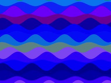 Gökyüzü Mavi Dalgalar soyut arkaplan animasyonu. Gökyüzünün birçok tonu mavi renk. Giriş, başlıklar, açıcı, sunum vs. için iyi....