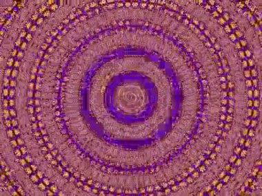 Soyut kaleydoskop kalıpları. 4K Motion grafik arka planı. Eşsiz kaleydoskopik animasyon. Güzel parlak bir süs. Kusursuz