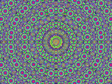 Soyut kaleydoskop kalıpları. 4K Motion grafik arka planı. Eşsiz kaleydoskopik animasyon. Güzel parlak bir süs. Kusursuz