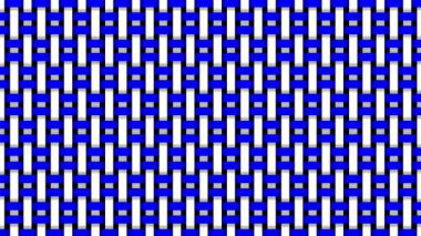 Düzensiz hareket eden mavi ve beyaz soyut yatay ve dikey çizgiler sanatı.