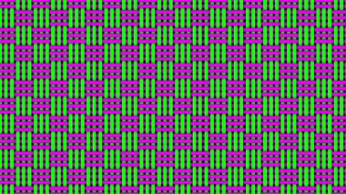 yeşil ve pembe soyut sanat yatay ve dikey çizgiler düzensiz hareket ediyor.