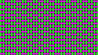 yeşil ve pembe soyut sanat yatay ve dikey çizgiler düzensiz hareket ediyor.