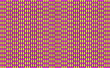 Düzensiz hareket eden yatay ve dikey çizgilerin pembe ve sarı soyut sanatı.