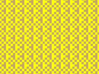 Soyut sanat çizgisi kahverengi ve sarı.