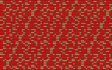 Yatay ve dikey çizgilerin düzensiz hareket eden kahverengi ve kırmızı soyut sanatı.