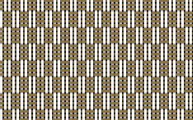 Yatay ve dikey çizgilerin düzensiz hareket eden kahverengi ve beyaz soyut sanatı.