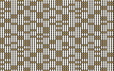 Yatay ve dikey çizgilerin düzensiz hareket eden kahverengi ve beyaz soyut sanatı.