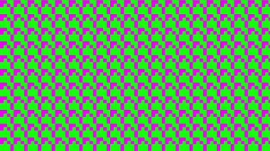 Soyut çizgiler yeşil ve pembe.