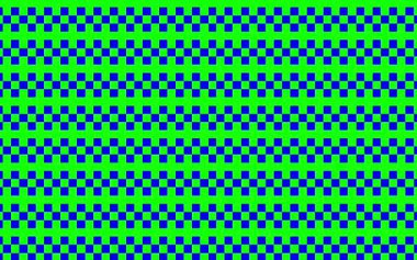 Soyut sanat çizgisi yeşil ve mavi.