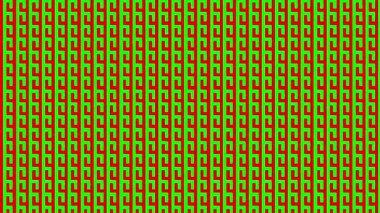 Soyut sanat çizgisi kırmızı ve yeşil.