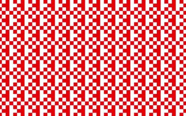 Soyut sanat çizgisi kırmızı ve beyaz.