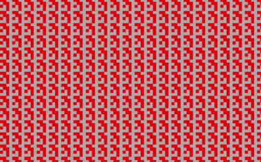 Soyut sanat çizgisi kırmızı ve gri.