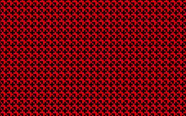 Soyut sanat çizgisi siyah ve kırmızı.