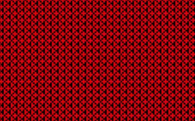 Soyut sanat çizgisi siyah ve kırmızı.