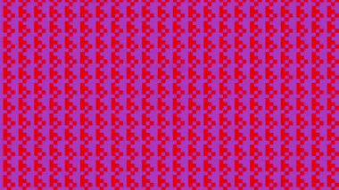 Soyut sanat çizgisi kırmızı ve mor.